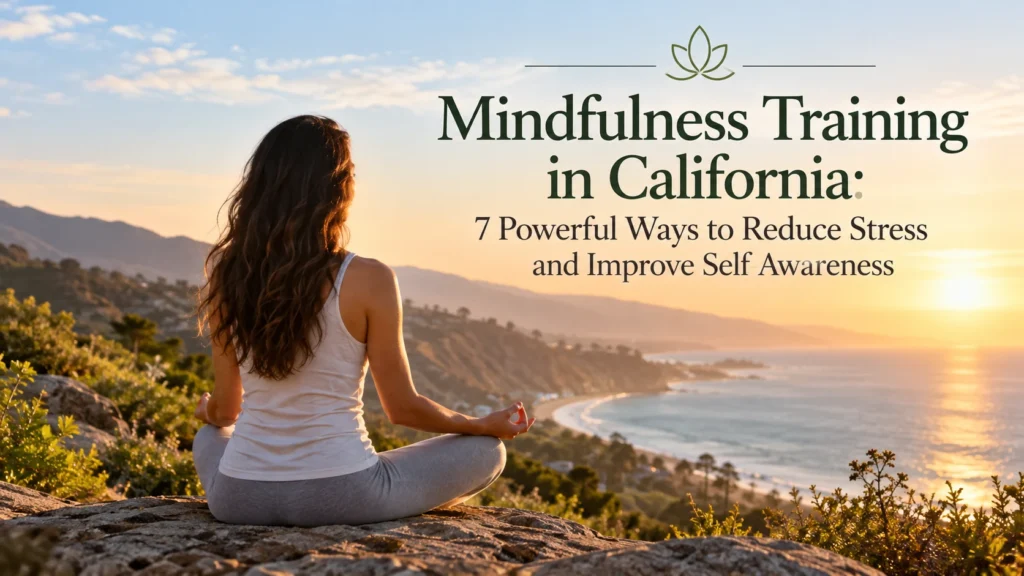 best Mindfulness Training in California for Stress Reduction and Self-Awareness